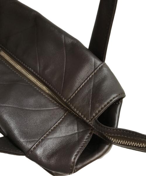 CHANEL（シャネル）CHANEL (シャネル) チョコバー Vステッチレザーハンドバッグ ブラウンの古着・服飾アイテム