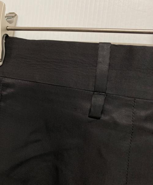 BOTTEGA VENETA（ボッテガベネタ）BOTTEGA VENETA (ボッテガベネタ) サテンタックパンツ ブラック サイズ:42の古着・服飾アイテム