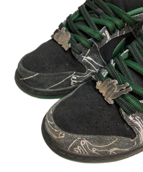 NIKE（ナイキ）NIKE (ナイキ) There Skateboards (ゼアスケートボード) DUNK LOW QS ブラック×グリーン サイズ:29cmの古着・服飾アイテム