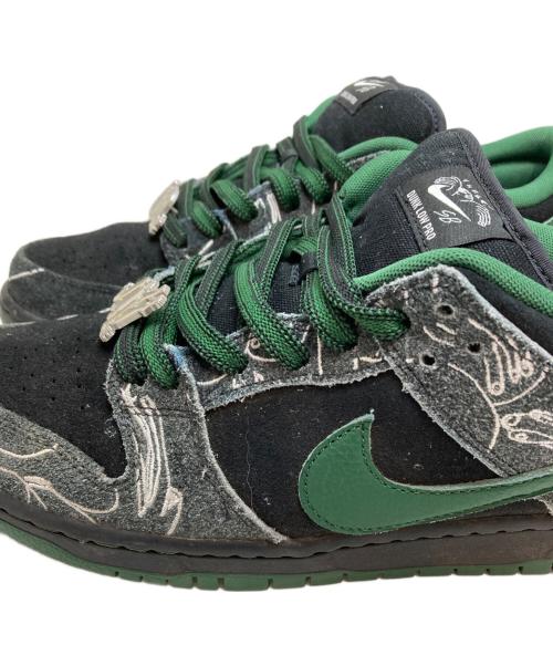 NIKE（ナイキ）NIKE (ナイキ) There Skateboards (ゼアスケートボード) DUNK LOW QS ブラック×グリーン サイズ:29cmの古着・服飾アイテム
