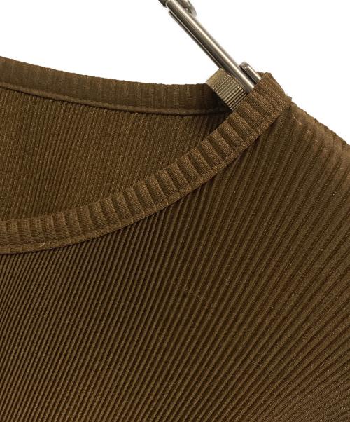PLEATS PLEASE（プリーツプリーズ）PLEATS PLEASE (プリーツプリーズ) プリーツカーディガン ブラウン サイズ:3の古着・服飾アイテム