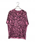 SUPREMEシュプリーム）の古着「New York Yankees Airbrush S/S Top ニューヨーク・ヤンキース・エアブラシ・ショートスリーブ・トップ」｜ピンク