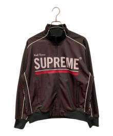 SUPREME（シュプリーム）の古着「22AW World Famous Jacquard Track Jacket/ワールド フェイマス ジャカード トラックジャケット」｜ブラック