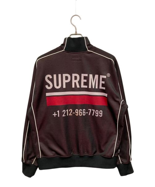 SUPREME（シュプリーム）Supreme (シュプリーム) 22AW World Famous Jacquard Track Jacket/ワールド フェイマス ジャカード トラックジャケット ブラック サイズ:Mの古着・服飾アイテム