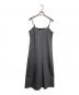 ATON（エイトン）の古着「WOOL TROPICAL CAMISOLE DRESS/ウールトロピカルキャミソールドレス ワンピース」｜グレー