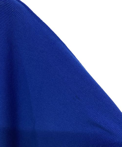 ISSEY MIYAKE（イッセイミヤケ）ISSEY MIYAKE (イッセイミヤケ) フリンジポンチョ ブルー サイズ:2の古着・服飾アイテム