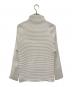 ISSEY MIYAKE FETE (イッセイミヤケフェット) ハイネックプリーツカットソー ホワイト サイズ:2：15000円