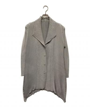 中古・古着通販】ISSEY MIYAKE (イッセイミヤケ) 斜めプリーツショール