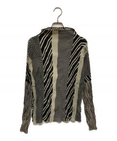 中古・古着通販】ISSEY MIYAKE (イッセイミヤケ) 斜めプリーツショール