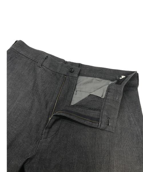 COMME des GARCONS HOMME（コムデギャルソン オム）COMME des GARCONS HOMME (コムデギャルソン オム) コットンパンツ　田中オム期 グレー サイズ:Ｍの古着・服飾アイテム