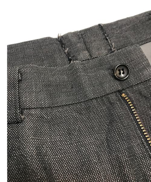 COMME des GARCONS HOMME（コムデギャルソン オム）COMME des GARCONS HOMME (コムデギャルソン オム) コットンパンツ　田中オム期 グレー サイズ:Ｍの古着・服飾アイテム