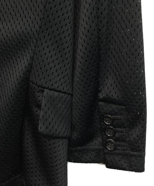 COMME des GARCONS（コムデギャルソン）COMME des GARCONS (コムデギャルソン) ブラックメッシュフリルジャケット ブラック サイズ:Sの古着・服飾アイテム
