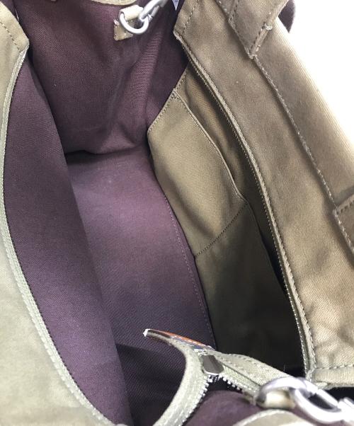 TORY BURCH（トリーバーチ）TORY BURCH (トリーバーチ) エラキャンバス スモールトート オリーブの古着・服飾アイテム