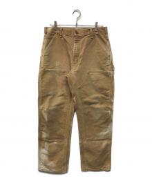 CarHartt（カーハート）の古着「ダック地ダブルニーパンツ USA製 ペインター ワーク フェード」｜ブラウン