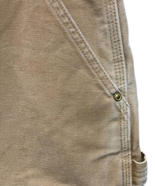 CarHartt（カーハート）CarHartt (カーハート) ダック地ダブルニーパンツ USA製 ペインター ワーク フェード ブラウン サイズ:W33×L30の古着・服飾アイテム