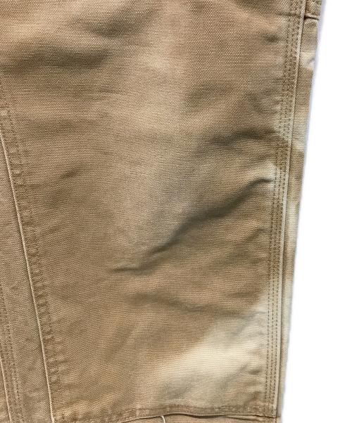 CarHartt（カーハート）CarHartt (カーハート) ダック地ダブルニーパンツ USA製 ペインター ワーク フェード ブラウン サイズ:W33×L30の古着・服飾アイテム