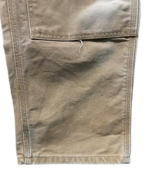 CarHartt（カーハート）CarHartt (カーハート) ダック地ダブルニーパンツ USA製 ペインター ワーク フェード ブラウン サイズ:W33×L30の古着・服飾アイテム