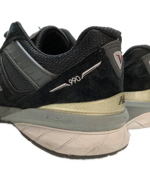 NEW BALANCE（ニューバランス）NEW BALANCE (ニューバランス) 990 v5 ローカットスニーカー ブラック サイズ:28cmの古着・服飾アイテム