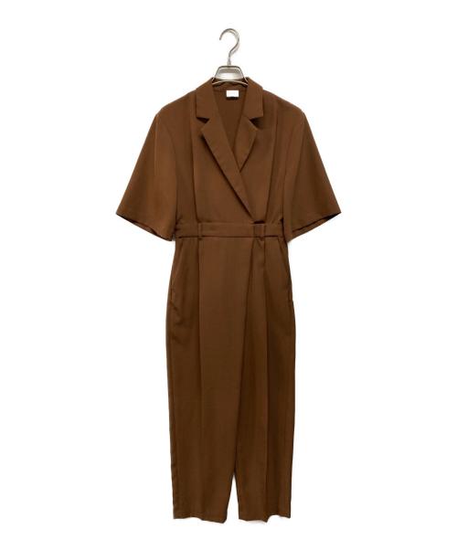 MANOF（マノフ）MANOF (マノフ) TAILORED ALL IN ONE/テーラード・オールインワン ブラウン サイズ:Sの古着・服飾アイテム