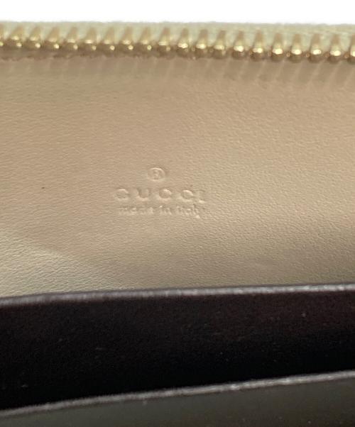 GUCCI（グッチ）GUCCI (グッチ) GG柄ラウンドファスナーコインケース ベージュの古着・服飾アイテム