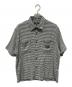 stussy（ステューシー）の古着「CRINKLED CHECK SS SHIRT　クリンクルドチェック　半袖チェックシャツ」｜ブラック×ホワイト