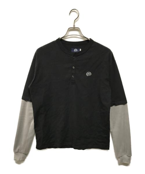 SOL soonerorlater（スーナーオアレイター）SOL soonerorlater (スーナーオアレイター) Fake Layered Tee(フェイクレイヤードティー) ブラック サイズ:SIZE Sの古着・服飾アイテム