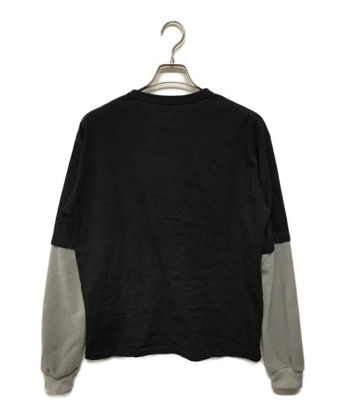 SOL soonerorlater（スーナーオアレイター）SOL soonerorlater (スーナーオアレイター) Fake Layered Tee(フェイクレイヤードティー) ブラック サイズ:SIZE Sの古着・服飾アイテム