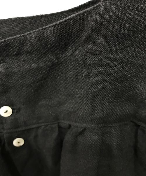 tita（ティタ）tita (ティタ) ロングエプロンワンピース ブラック サイズ:SIZE Mの古着・服飾アイテム