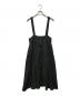 tita (ティタ) ロングエプロンワンピース ブラック サイズ:SIZE M：10000円