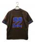 SUPREME (シュプリーム) MITCHELL & NESS (ミッチェルアンドネス) 22AW  ロゴ フットボール ジャージー Tシャツ ブラウン サイズ:L：15000円