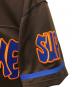 中古・古着 SUPREME (シュプリーム) MITCHELL & NESS (ミッチェルアンドネス) 22AW  ロゴ フットボール ジャージー Tシャツ ブラウン サイズ:L：15000円