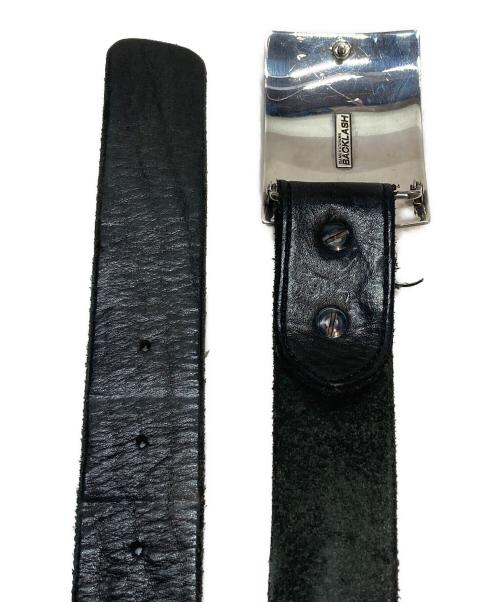 ISAMU KATAYAMA BACKLASH（イサムカタヤマ・バックラッシュ）ISAMU KATAYAMA BACKLASH (イサムカタヤマ・バックラッシュ) SILVER950レザーベルト ブラックの古着・服飾アイテム