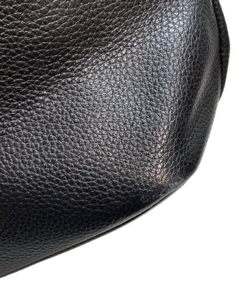 LONGCHAMP（ロンシャン）LONGCHAMP (ロンシャン) Le Pliage レザーハンドバッグ ブラックの古着・服飾アイテム