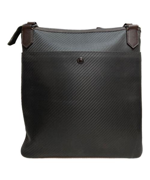 dunhill（ダンヒル）dunhill (ダンヒル) カーボンファイバーショルダーバッグ ブラックの古着・服飾アイテム