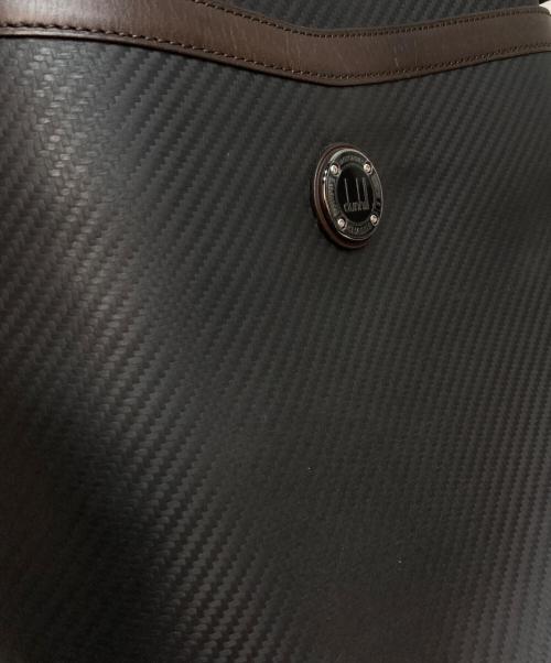 dunhill（ダンヒル）dunhill (ダンヒル) カーボンファイバーショルダーバッグ ブラックの古着・服飾アイテム