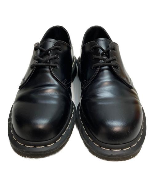 Dr.Martens（ドクターマーチン）Dr.Martens (ドクターマーチン) ホワイトステッチ3ホールシューズ ブラック サイズ:SIZE UK7の古着・服飾アイテム