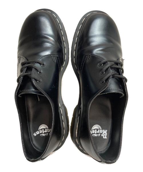Dr.Martens（ドクターマーチン）Dr.Martens (ドクターマーチン) ホワイトステッチ3ホールシューズ ブラック サイズ:SIZE UK7の古着・服飾アイテム