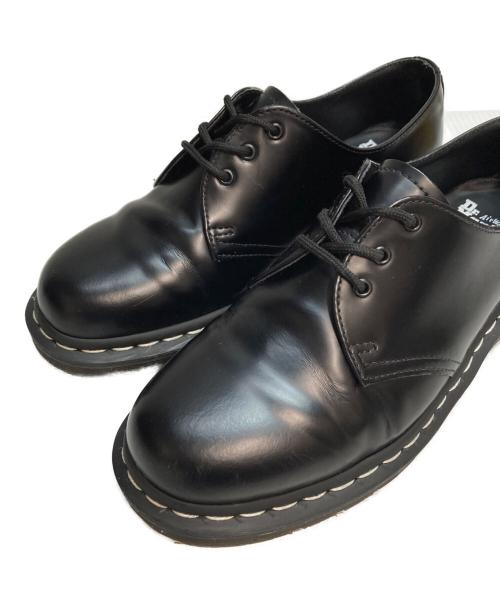 Dr.Martens（ドクターマーチン）Dr.Martens (ドクターマーチン) ホワイトステッチ3ホールシューズ ブラック サイズ:SIZE UK7の古着・服飾アイテム