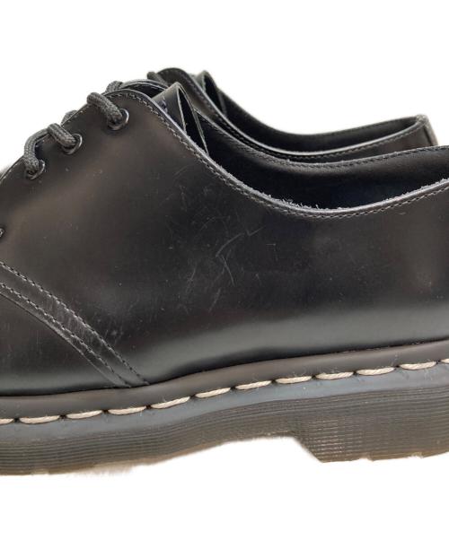 Dr.Martens（ドクターマーチン）Dr.Martens (ドクターマーチン) ホワイトステッチ3ホールシューズ ブラック サイズ:SIZE UK7の古着・服飾アイテム