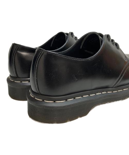 Dr.Martens（ドクターマーチン）Dr.Martens (ドクターマーチン) ホワイトステッチ3ホールシューズ ブラック サイズ:SIZE UK7の古着・服飾アイテム