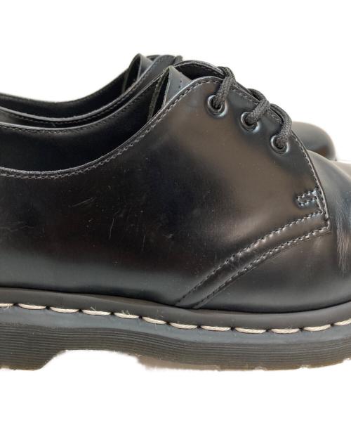 Dr.Martens（ドクターマーチン）Dr.Martens (ドクターマーチン) ホワイトステッチ3ホールシューズ ブラック サイズ:SIZE UK7の古着・服飾アイテム