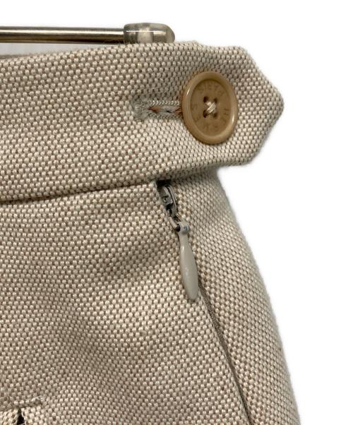 HERMES（エルメス）HERMES (エルメス) コットンタックパンツ アイボリー サイズ:SIZE 42の古着・服飾アイテム