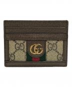 GUCCIグッチ）の古着「オフィディア シェリーライン パスケース」｜ブラウン