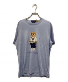 POLO RALPH LAUREN（ポロ・ラルフローレン）の古着「ポロベア プリントTシャツ」｜ブルー