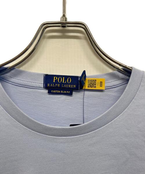 POLO RALPH LAUREN（ポロ・ラルフローレン）POLO RALPH LAUREN (ポロ・ラルフローレン) ポロベア プリントTシャツ ブルー サイズ:M 未使用品の古着・服飾アイテム