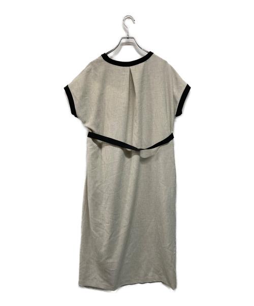 UNTITLED（アンタイトル）UNTITLED (アンタイトル) 配色ラインワンピース グレー サイズ:S 未使用品の古着・服飾アイテム