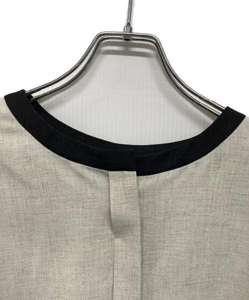 UNTITLED（アンタイトル）UNTITLED (アンタイトル) 配色ラインワンピース グレー サイズ:S 未使用品の古着・服飾アイテム