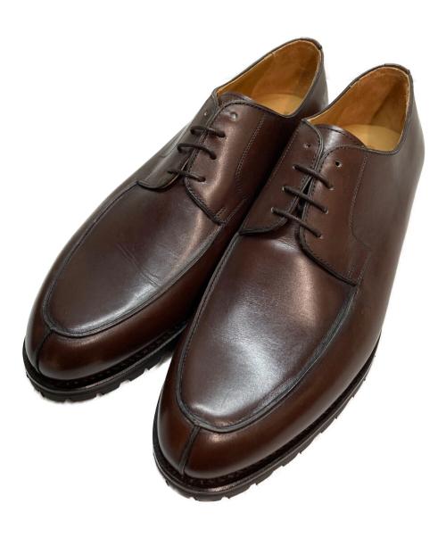 berwick（バーウィック）berwick (バーウィック) Uチップシューズ レザーシューズ ブラウン サイズ:UK10の古着・服飾アイテム