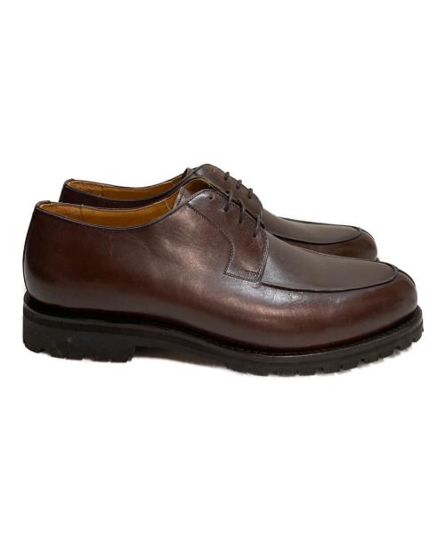 berwick（バーウィック）berwick (バーウィック) Uチップシューズ レザーシューズ ブラウン サイズ:UK10の古着・服飾アイテム
