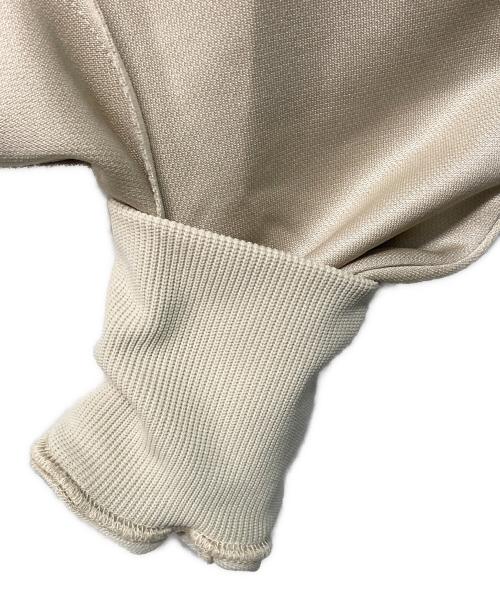 REEBOK（リーボック）REEBOK (リーボック) naokitomizuka (ナオキトミヅカ) half zip deformed sweat shirt(ハーフ ジップ ディフォルメド スウェット シャツ) ベージュ サイズ:Freeの古着・服飾アイテム